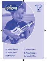 Chicco DJ MIXER GUITAR Manual предпросмотр