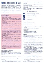 Preview for 8 page of Chicco Easy Relax Instructions For Use Manual