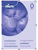 Chicco GOODNIGHT SWEETHEART Manual предпросмотр