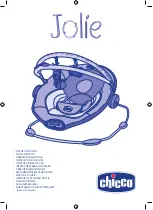 Предварительный просмотр 1 страницы Chicco Jolie Instructions For Use Manual