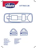 Chicco KIT TRIO CAR Manual preview