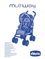 Chicco Multiway Evo Instructions For Use Manual preview