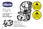 Chicco MyFit Harness+Booster User Manual предпросмотр