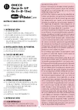 Preview for 54 page of Chicco Oasys 0+ UP BebeCare Instructions Manual