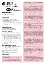 Preview for 87 page of Chicco Oasys 0+ UP BebeCare Instructions Manual