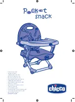 Chicco Pocket Snack Instructions For Use Manual preview