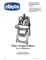 Chicco POLLY PROGRESS RELAX Owner'S Manual preview