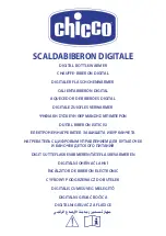 Chicco SCALDABIBERON DIGITALE Instructions Manual preview