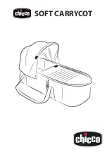 Предварительный просмотр 1 страницы Chicco SOFT CARRYCOT Manual