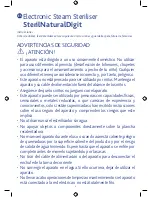 Предварительный просмотр 6 страницы Chicco SterilNaturalDigit Instructions Manual