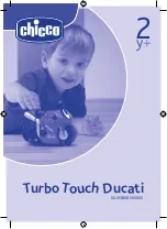 Предварительный просмотр 1 страницы Chicco Turbo Touch Ducati Manual