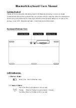 Preview for 1 page of Chicony KT-1282 User Manual