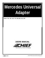 Предварительный просмотр 1 страницы CHIEF 124 Series User Manual