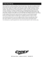 Preview for 16 page of CHIEF 64518 Owner'S Manual & Safety Instructions