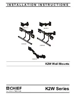 Preview for 1 page of CHIEF 841872160665 Installation Instructions Manual