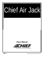 CHIEF Air Jack User Manual preview