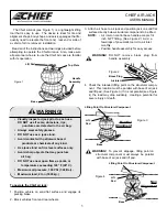 Preview for 4 page of CHIEF Air Jack User Manual