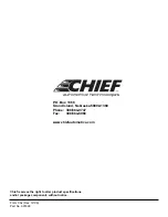 Preview for 8 page of CHIEF Air Jack User Manual