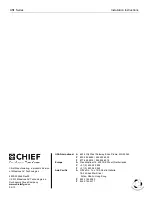 Preview for 16 page of CHIEF AN1 Series Installation Instructions Manual