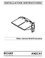 CHIEF AN2CA1 Installation Instructions Manual preview