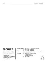 Preview for 8 page of CHIEF AVR1 Installation Instructions Manual