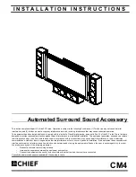 CHIEF CM4S57 Installation Instructions Manual preview