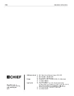 Preview for 12 page of CHIEF CM4S57 Installation Instructions Manual