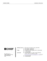 Предварительный просмотр 12 страницы CHIEF CM6DH SERIES Installation Instructions Manual