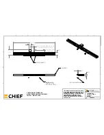 Preview for 1 page of CHIEF CM6DHXX-T Dimensions