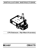 Preview for 2 page of CHIEF CMA170 Installation Instructions Manual