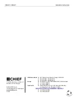 Preview for 8 page of CHIEF CMA470 Installation Instructions Manual