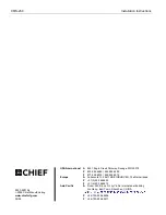 Preview for 6 page of CHIEF CMS-260 Installation Instructions Manual