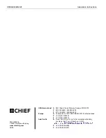 Preview for 6 page of CHIEF CMS390 Installation Instructions Manual