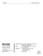 Preview for 12 page of CHIEF CMS445P2 Installation Instructions Manual