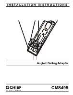 Предварительный просмотр 1 страницы CHIEF CMS495 Installation Instructions Manual