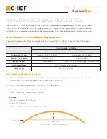 Preview for 1 page of CHIEF ConnexSys Series Installation Manual