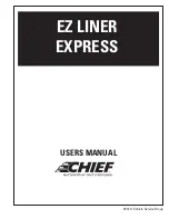 Предварительный просмотр 1 страницы CHIEF EZ LINER EXPRESS User Manual