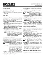 Предварительный просмотр 12 страницы CHIEF EZ Liner S21M User Manual