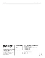 Preview for 8 page of CHIEF FCA102 Installation Instructions Manual