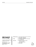 Preview for 8 page of CHIEF FCA500 Installation Instructions Manual