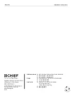 Preview for 8 page of CHIEF FCA776 Installation Instructions Manual