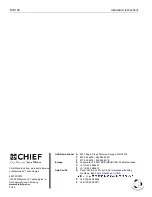 Preview for 8 page of CHIEF FCD100 Installation Instructions Manual