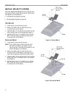 Preview for 4 page of CHIEF Flat Panel Display Security Kit FSA-100 Installation Instructions Manual