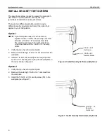 Preview for 6 page of CHIEF Flat Panel Display Security Kit FSA-100 Installation Instructions Manual