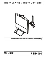 CHIEF FSB4090 Installation Instructions Manual preview