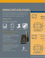 Preview for 2 page of CHIEF Fusion Mobile Carts & Stands Brochure