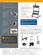 Preview for 6 page of CHIEF Fusion Mobile Carts & Stands Brochure