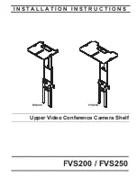 CHIEF FVS200 Installation Instructions Manual preview