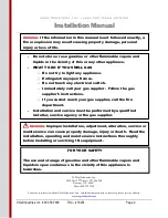 Preview for 2 page of CHIEF Goldwell CH1015T-LPGE / LPGEM Installation And Operation Manual