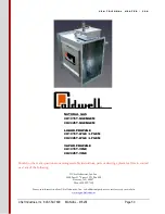 Предварительный просмотр 50 страницы CHIEF Goldwell CH1015T-LPGE / LPGEM Installation And Operation Manual